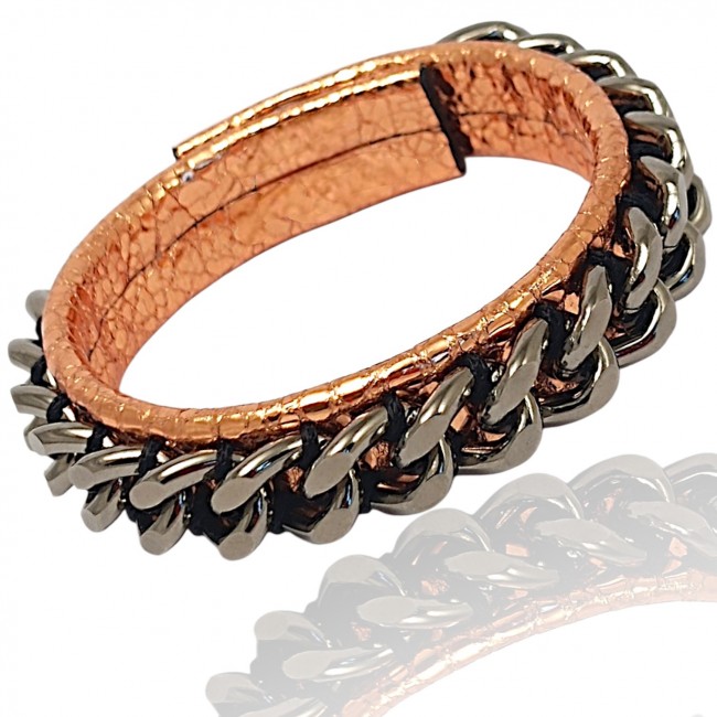 Bransoleta Chain Reaction - Desert Copper